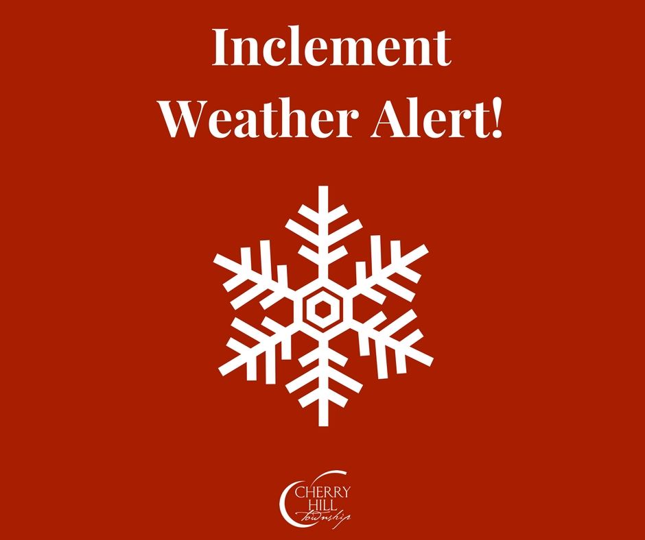 Inclement Weather Alert