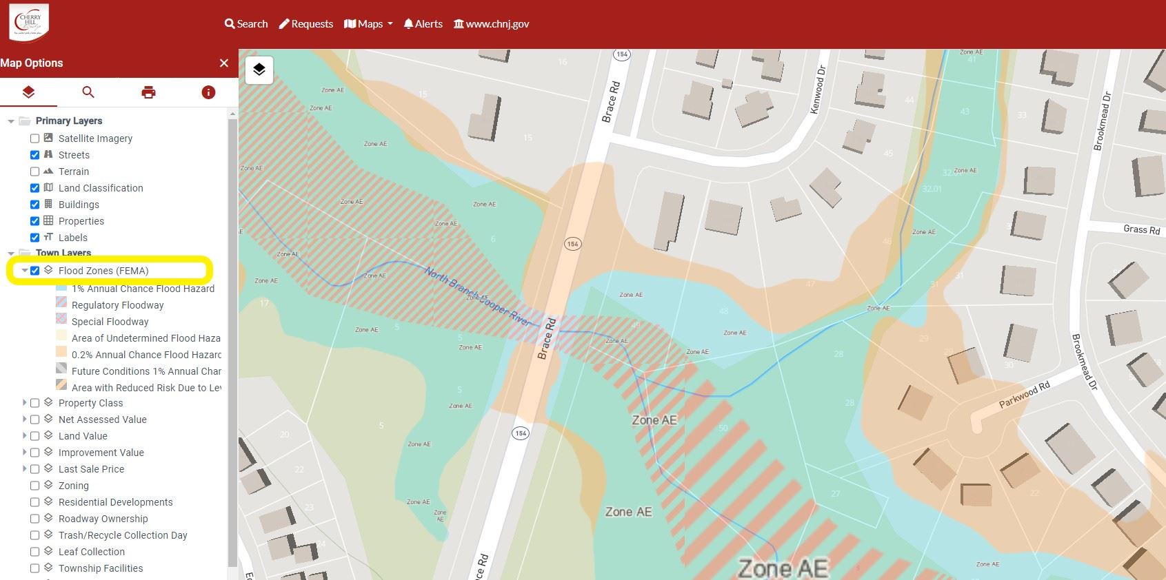 SDL Flood Map Layer