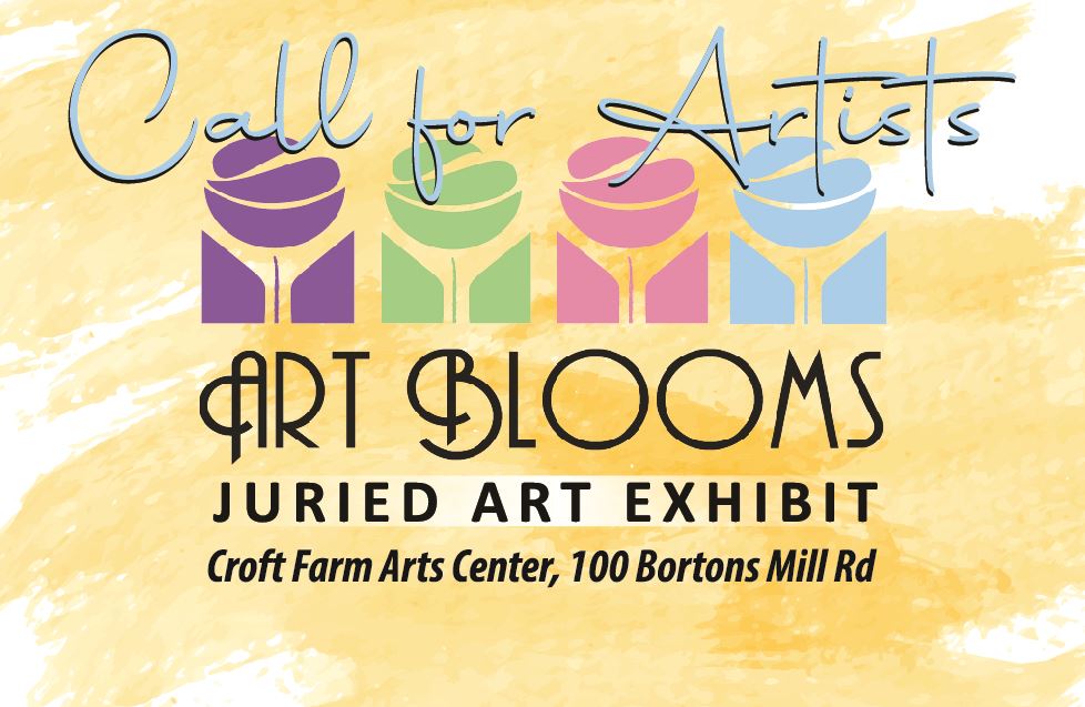 艺术的花朵 Juried Art Exhibit, on display May 6 through May 15, 2025 at Croft Farm Arts Center.