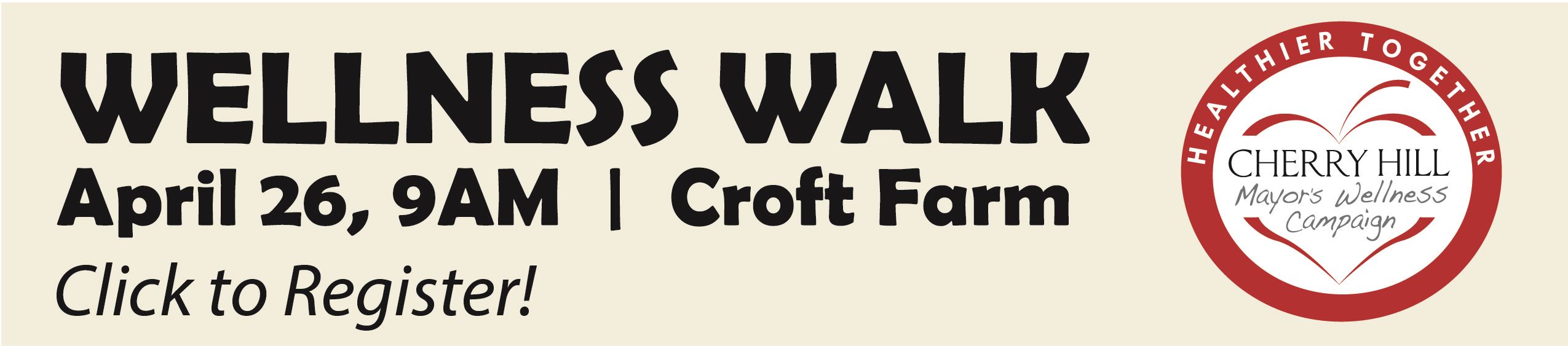 wellness walk banner